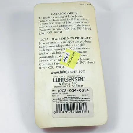 Luhr Jensen Krocodile Die #5 Lusikka, Fire Tiger/Gold, 21g, #1944