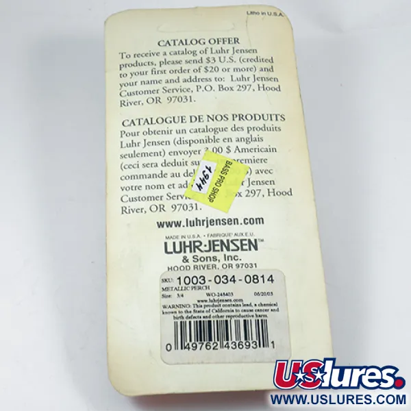 Luhr Jensen Krocodile Die #5 Lusikka, Fire Tiger/Gold, 21g, #1944