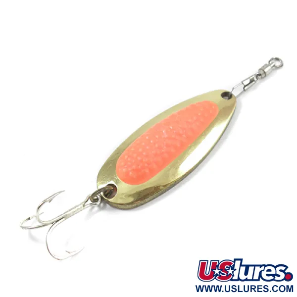 Nebco Pixee Lusikka, Kulta/Oranssi, 14g, Lohimuna-insertti, #1949