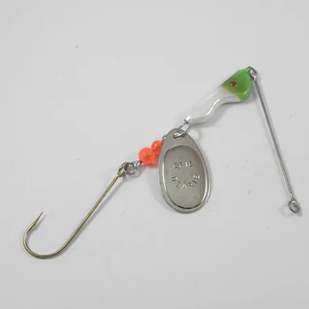 Erie Dearie Walleye Killer Lippa, Nikkeli/Vihreä, 14g, Vintage, #1952