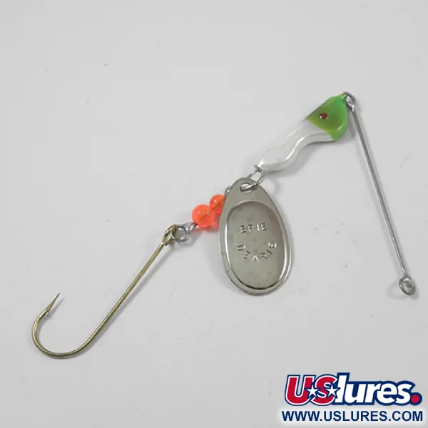 Erie Dearie Walleye Killer Lippa, Nikkeli/Vihreä, 14g, Vintage, #1952