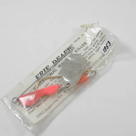 Erie Dearie Walleye Killer Lippa, Nikkeli/Punainen, 9g, #1953