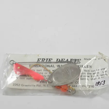 Erie Dearie Walleye Killer Lippa, Nikkeli/Punainen, 9g, #1953