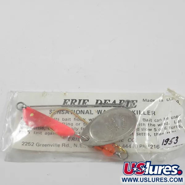Erie Dearie Walleye Killer Lippa, Nikkeli/Punainen, 9g, #1953