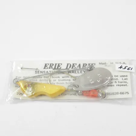 Erie Dearie Walleye Killer Lippa, Nikkeli/Keltainen, 18g, #1954
