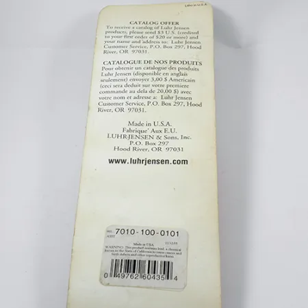 Luhr Jensen Krocodile Die #6 Lusikka, Nikkeli, 64g, Yksittäiskoukku, #1959