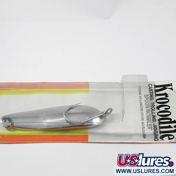 Luhr Jensen Krocodile Die #6 Lusikka, Nikkeli, 64g, Yksittäiskoukku, #1959