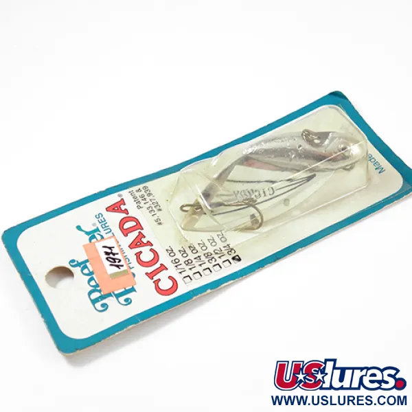 Reef Runner Cicada Värilevyuistin, Nikkeli, 21g, Vertikaalijigaus, #1971