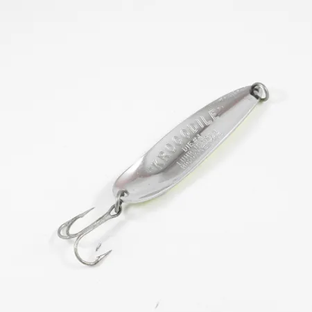 Luhr Jensen Krocodile Die #4 Lusikka, Kelta/Vihreä/Nikkeli, 14g, #1983