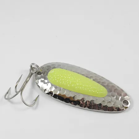 Blue Fox Pixee Lusikka, Vasaroitu nikkeli / Keltainen, 24g, #1986