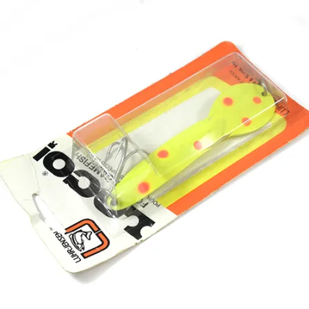 Luhr Jensen Loco 5 Lusikka, Keltainen/Punainen, 28g, Hauki, #2000