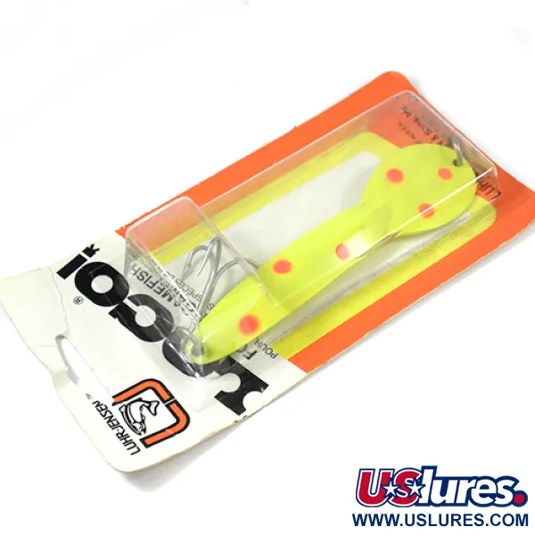 Luhr Jensen Loco 5 Lusikka, Keltainen/Punainen, 28g, Hauki, #2000