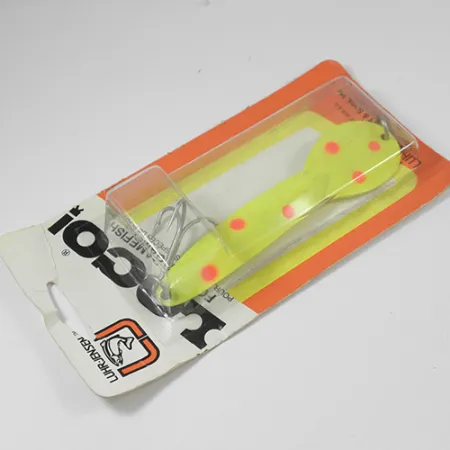 Luhr Jensen Loco 5 Lusikka, Keltainen/Punainen, 28g, Hauki, #2000