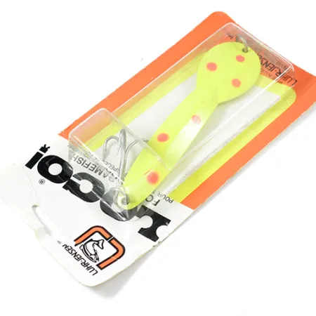 Luhr Jensen Loco 5 Lusikka, Keltainen/Punainen, 28g, Hauki, #2000