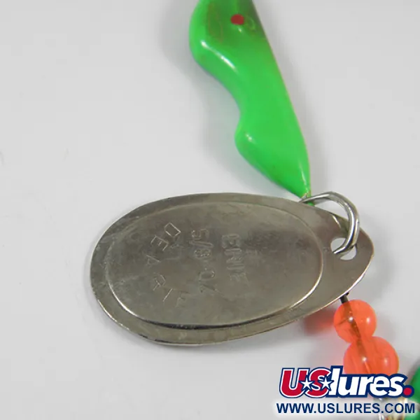 Erie Dearie Walleye Killer Lippa, Nikkeli / Vihreä, 16g, L-lankarunko, #2006