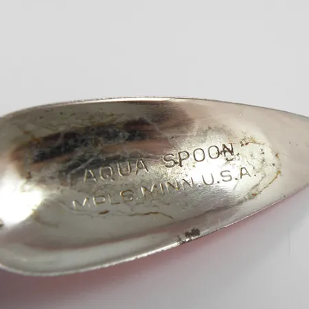 Nebco Aqua Spoon Lusikka, Puna/Musta/Nikkeli, 9g, Vintage, #2021