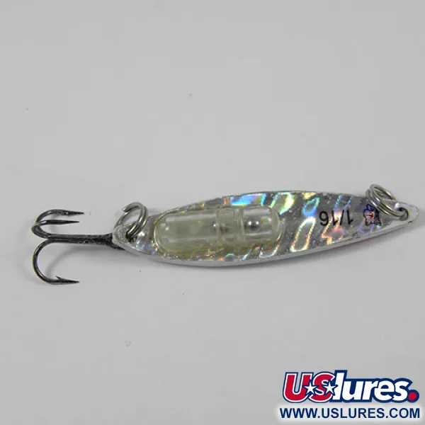 Blue Fox Rattle Flash Jiggin' Spoon Pystypilkki, Rainbow, 2g, #2058