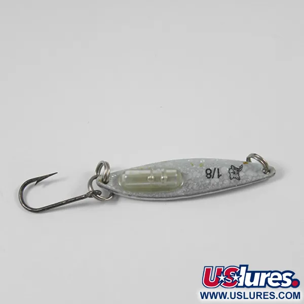 Blue Fox Rattle Flash Jiggin' Spoon Pystypilkki, Snow Pearl, 4g, #2059