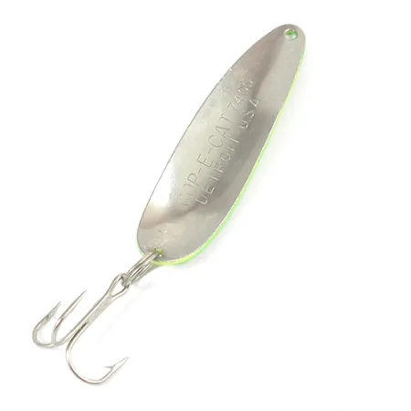 Dardevle Cop-E-Cat 7400 Lusikka, Kelt/Vihr/Nikkeli, 14g, Suomukuvio, #2094