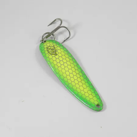 Dardevle Cop-E-Cat 7400 Lusikka, Kelt/Vihr/Nikkeli, 14g, Suomukuvio, #2094