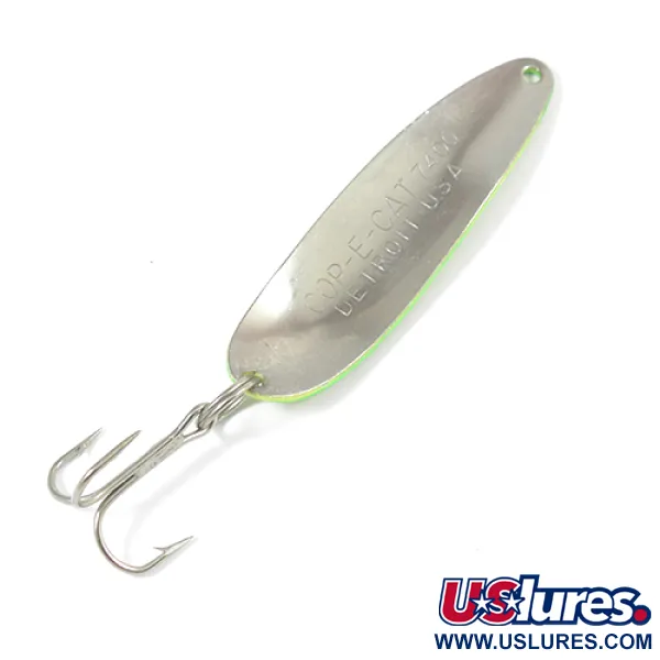 Eppinger Dardevle Cop-E-Cat 7400 Lusikka, Keltainen/Vihreä/Nikkeli, 14g, #2098