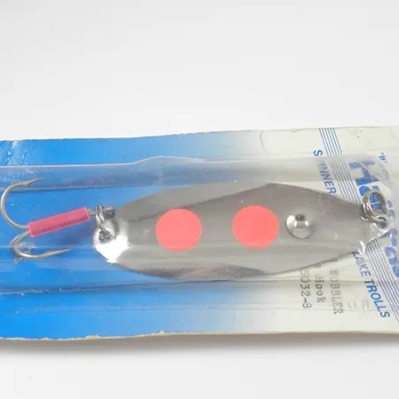 Poulsen Half-Fast Lusikkauistin, Nikkeli / Punainen, 16g, USA, #2113