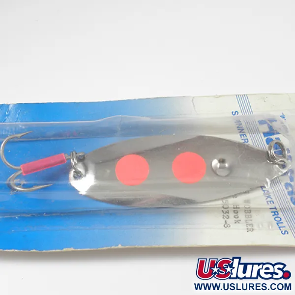 Poulsen Half-Fast Lusikkauistin, Nikkeli / Punainen, 16g, USA, #2113