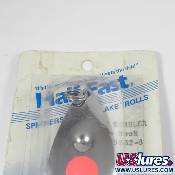 Poulsen Half-Fast Lusikkauistin, Nikkeli / Punainen, 16g, USA, #2113