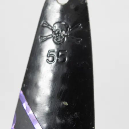 Calcutta 55 Vetouistin, Musta/Valkoinen/Liila, 12g, Vasaroitu, #2125