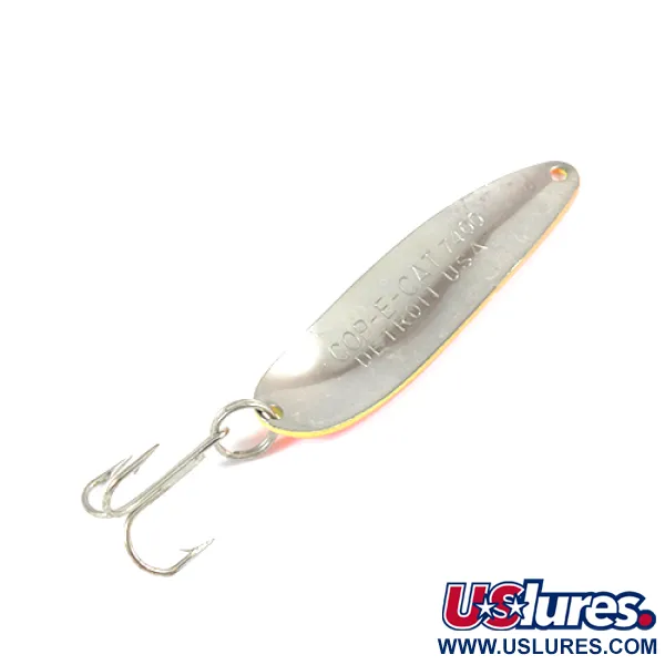 Dardevle Cop-E-Cat 7400 Lusikka, Keltainen/Oranssi/Nikkeli, 14g, #2180