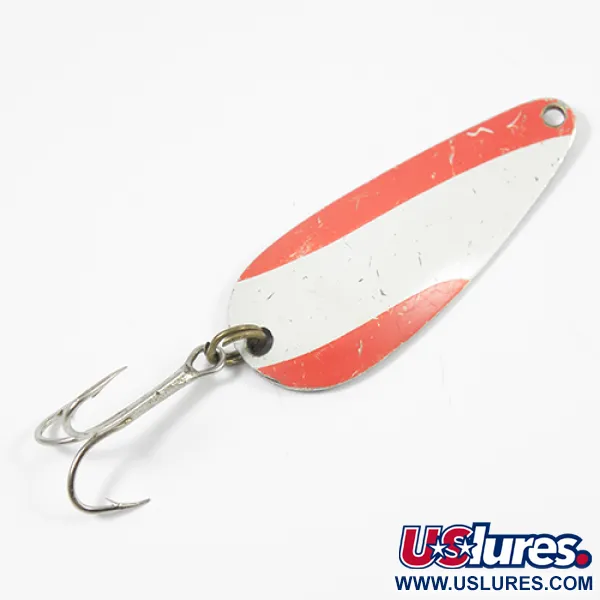 Nebco FlashBait 266 Lusikka, Puna / Valko / Nikkeli, 10g, Vintage, #2182