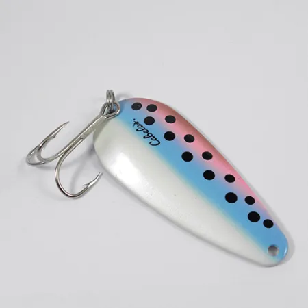 Cabela's Lusikka, Kirjolohi/Nikkeli, 19g, kiillotettu nikkeli, #2186