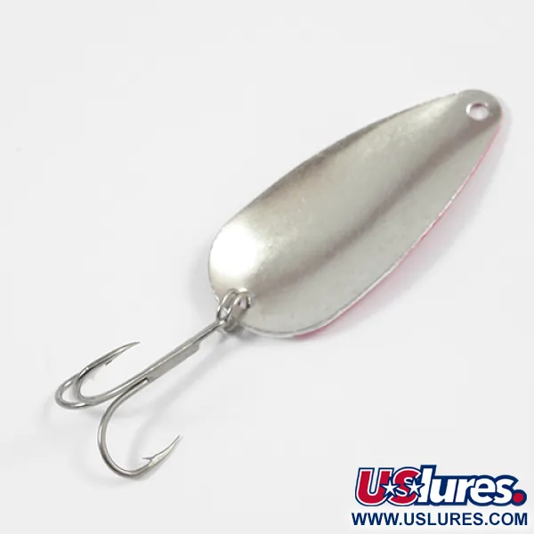 Cabela's Lusikka, Puna / Valko / Nikkeli, 12g, Nikkelöity, #2191