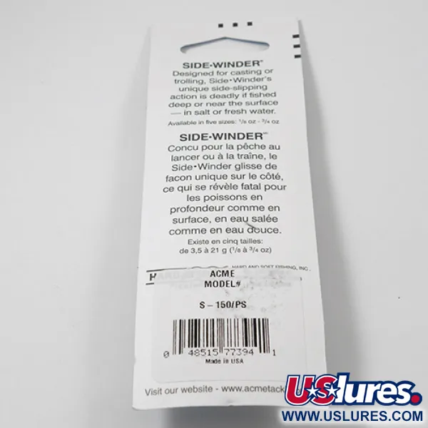 Acme Side-winder Lusikkauistin, Kirjolohi, 5.7g, Heitto, #2221