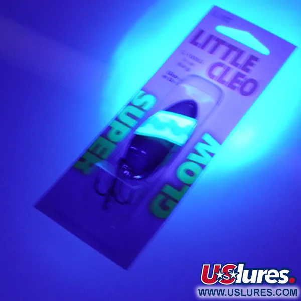 Acme Little Cleo Glow Lusikka, Nikkeli/Vihreä/Glow, 9,5g, UV, #2246