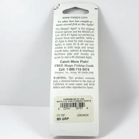 Mepps Aglia 5 Lippa, Platinum Green, 14g, Houkutinputki, #2281