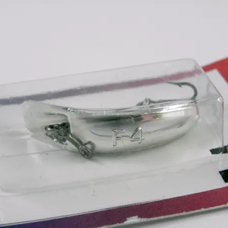 Yakima Bait FlatFish F4 Vaappu, Hopea, 4cm, Uistelu, #2288