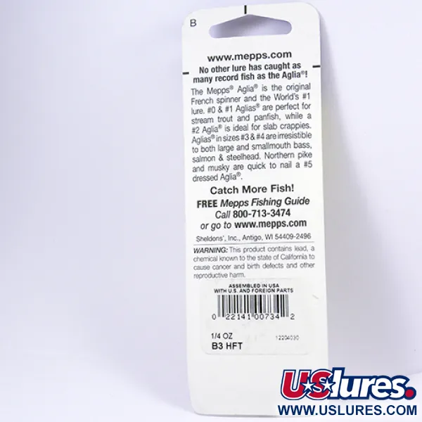 Mepps Aglia 3 Lippa, Fire Tiger, 7g, Koko 3, Blister-pakkaus, #2297