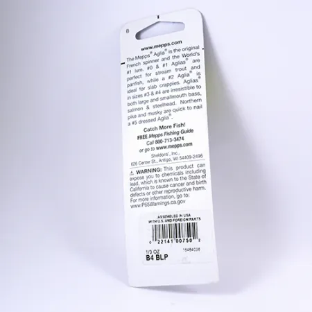 Mepps Aglia 4 Lippa, Platinansininen, 9g, RST-varsi, #2298