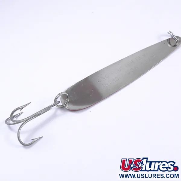 Eppinger Dardevle King Flutter Devle Lusikka, Puna/Valko/Nikkeli, 9g, #2300