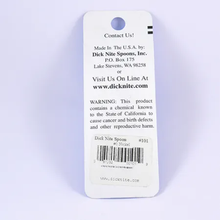 Dick Nite Dick Nite #1 Lusikkauistin, Nikkeli, 2,5 cm, Uistelu, #2307