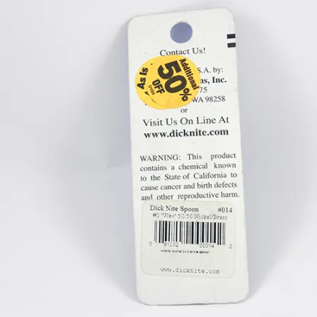 Dick Nite #0 Lusikka, Kulta / Nikkeli, 2cm, Kevyt, #2309