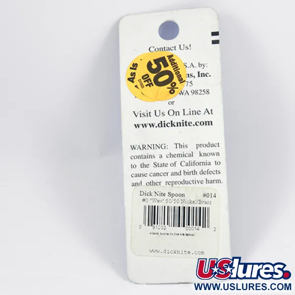 Dick Nite #0 Lusikka, Kulta / Nikkeli, 2cm, Kevyt, #2309