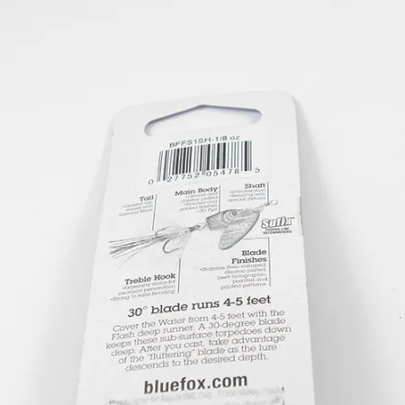 Blue Fox Flash Deep Runner Lippa, Rainbow, 4g, Holo-lehti, #2337