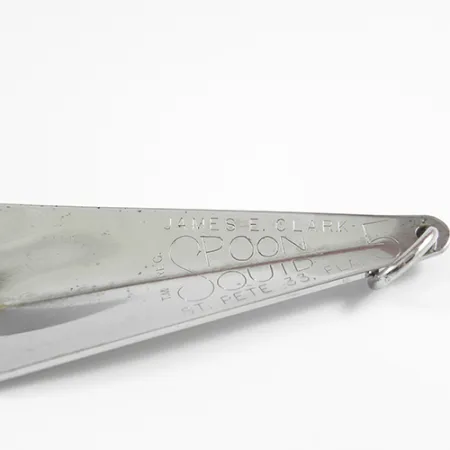 James E. Clark Clark Spoon Squid, Nikkeli, 35g, Ruohosuojattu, #2347