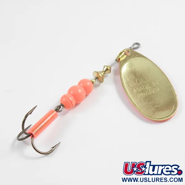 Mepps Aglia Hot 4 Lippa, Hot (Fluor. Oranssi/Messinki), 9g, #2350