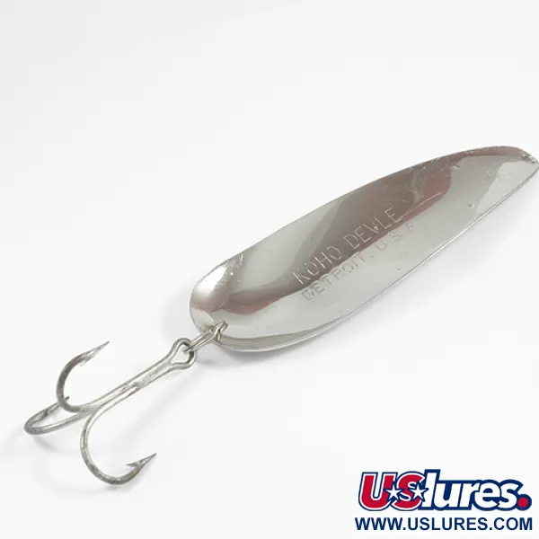 Eppinger Dardevle KOHO DEVLE Lusikkauistin, Nikkeli, 40g, Detroit, #2358