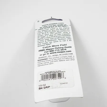 Mepps Aglia 4 Platinum Lippa, Platinum Green, 9g, USA-malli, #2362