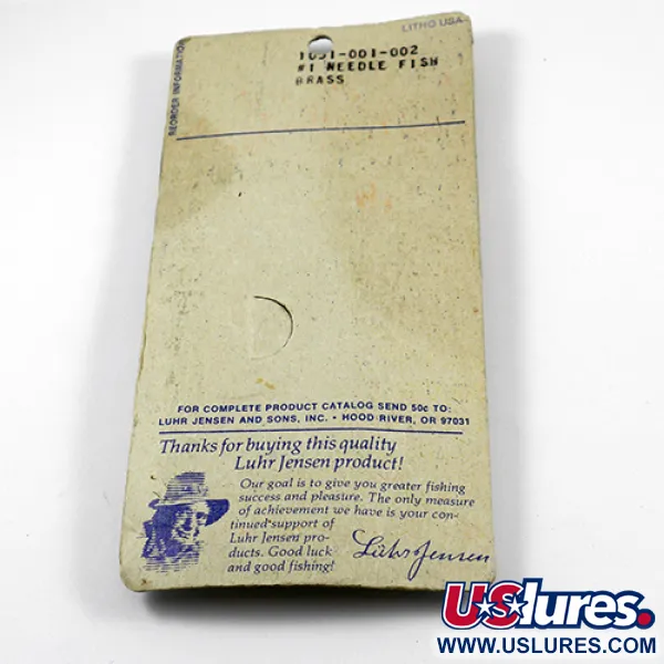 Luhr Jensen Needlefish 1 Lusikka, Kulta, 2g, Messinki, #2367
