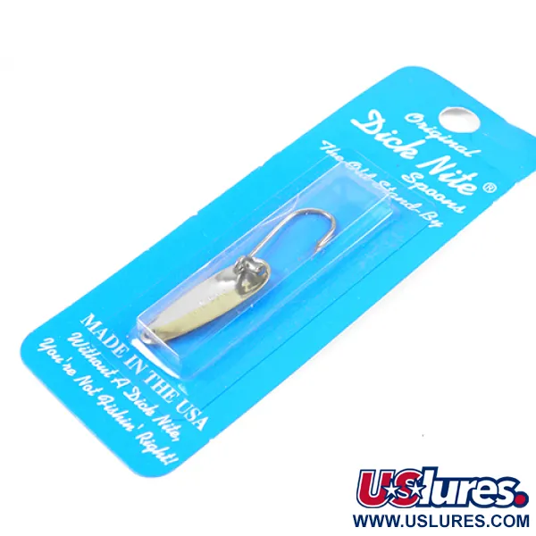 Dick Nite #1 Vetolusikka, Nikkeli / Kulta, 1g, #2368